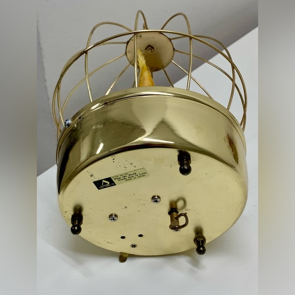 Mid Century Vintage Schmid Bros Brass Plated Automated Music Box Tune 115 - Picture 3 of 16